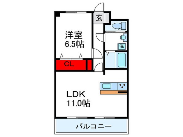 ハイツ・ジロ－の物件間取画像